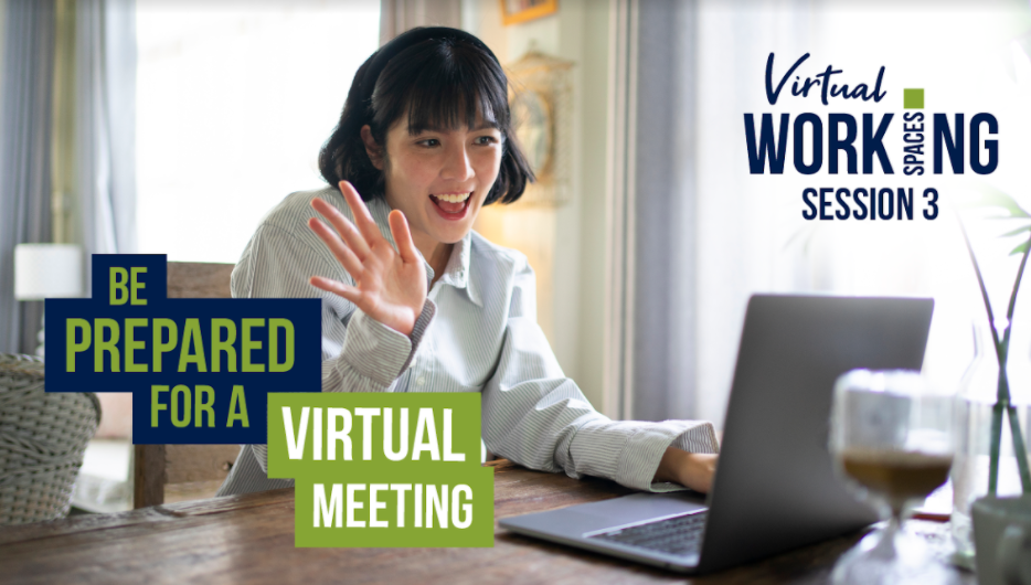 prepare for a virtual meeting