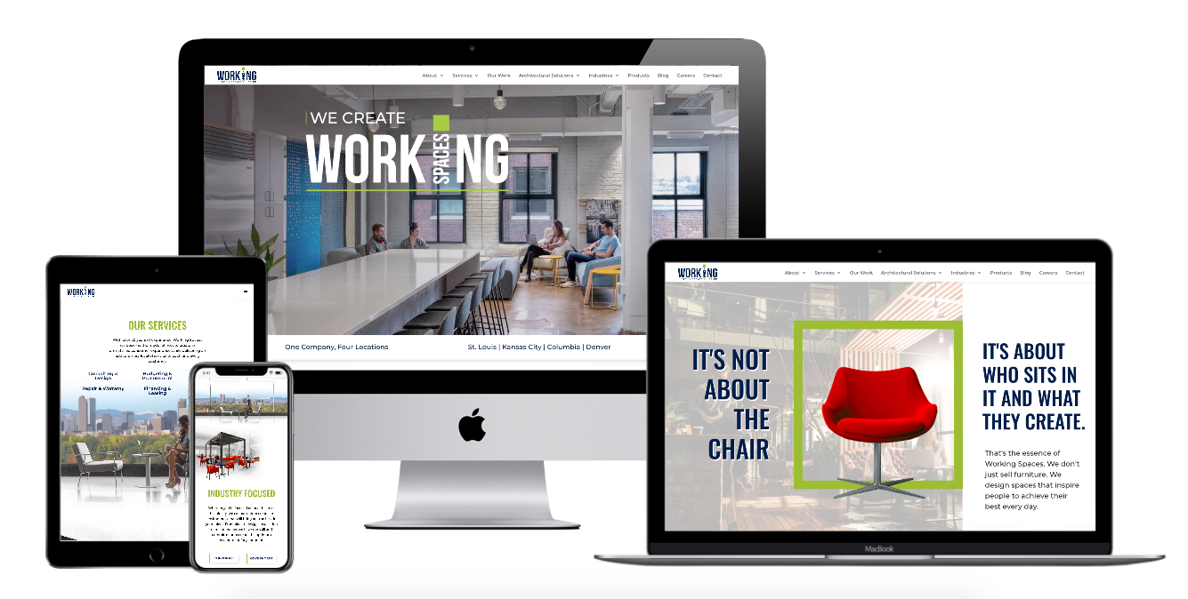 working spaces new website