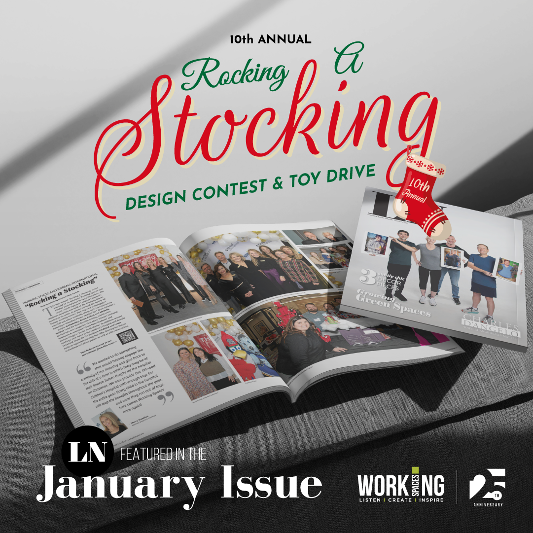 Ladue News featured our 10th annual 'Rocking A Stocking' event in their latest magazine